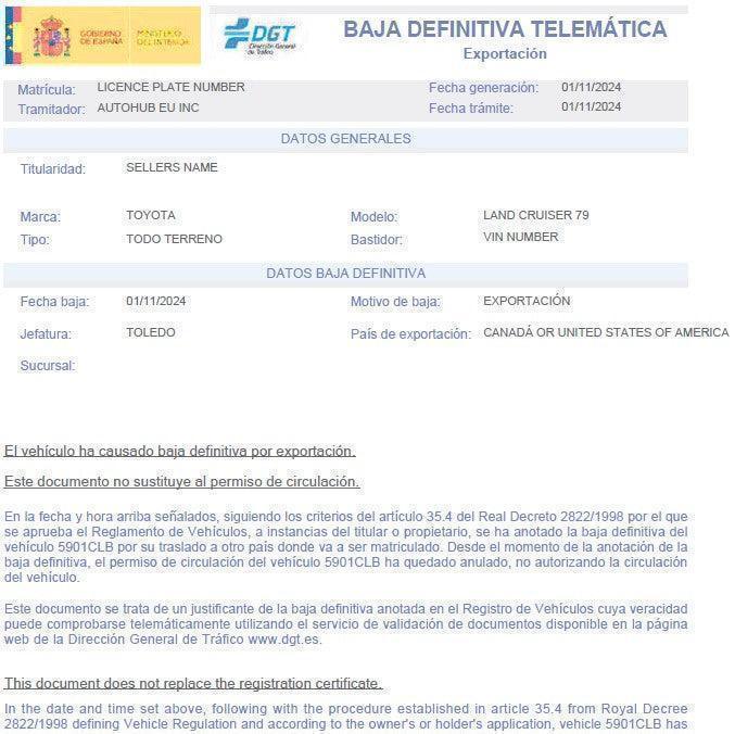 Export Documentation and Coordination Service | Autohub Europe